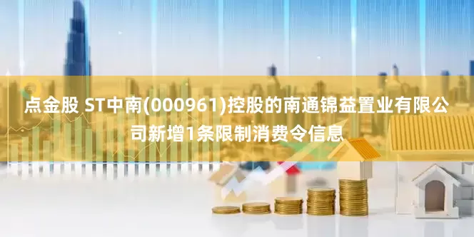 点金股 ST中南(000961)控股的南通锦益置业有限公司新增1条限制消费令信息