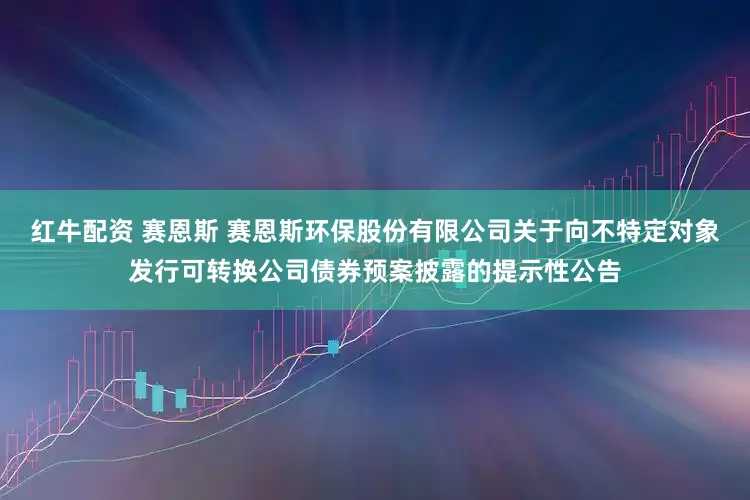 红牛配资 赛恩斯 赛恩斯环保股份有限公司关于向不特定对象发行可转换公司债券预案披露的提示性公告